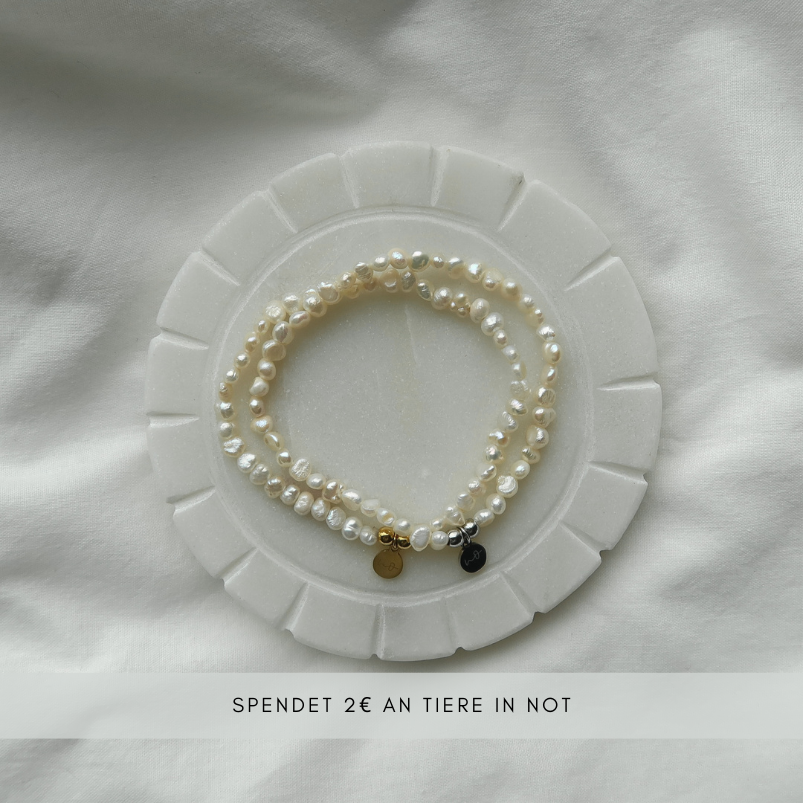 Armband mit Süßwasserperlen