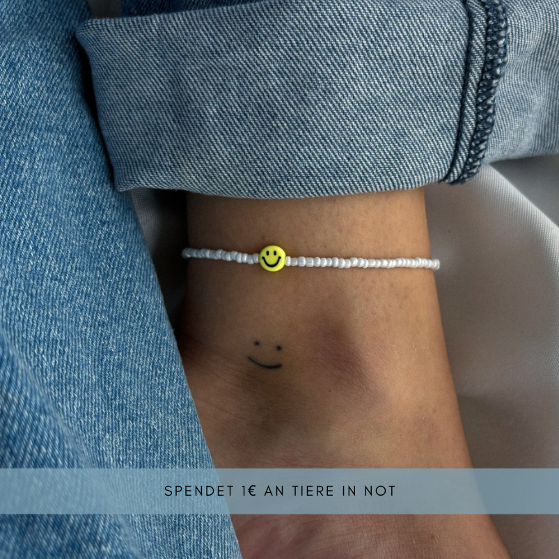 Fußkettchen mit Smiley