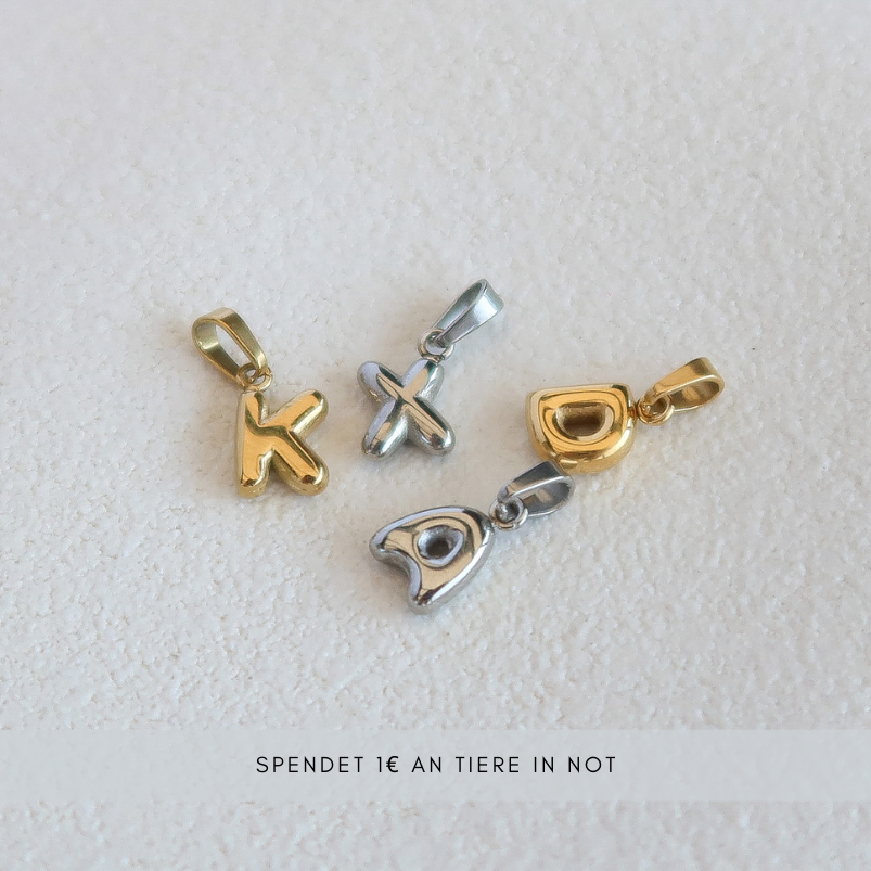 Buchstaben Charm/Anhänger