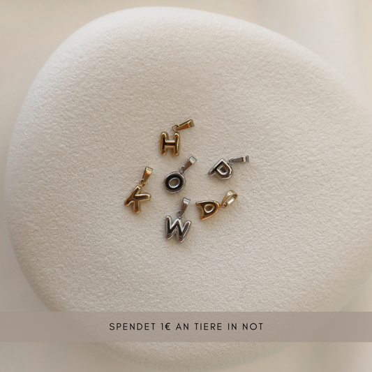 Buchstaben Charm/Anhänger